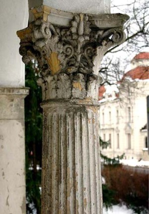 Säule Kapitell Restaurator Potsdam Wilhelmshorst Terrakotta Säule Kapitell Restaurator Potsdam Wilhelmshorst Terrakotta
