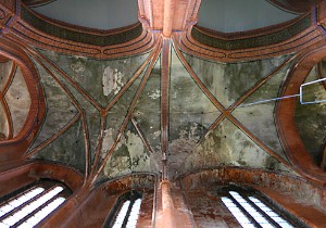 St. Marienkirche Pasewalk Ziegelimmitation Ausmalung Rekonstruktion Restaurator Potsdam Brandenburg