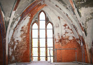 St. Marienkirche Pasewalk Ziegelimmitation Ausmalung Rekonstruktion Restaurator Potsdam Brandenburg